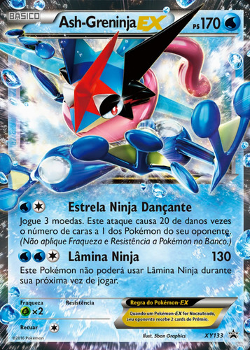 Kit Carta Pokémon Ash Greninja Ex Greninja Frogadier Froakie